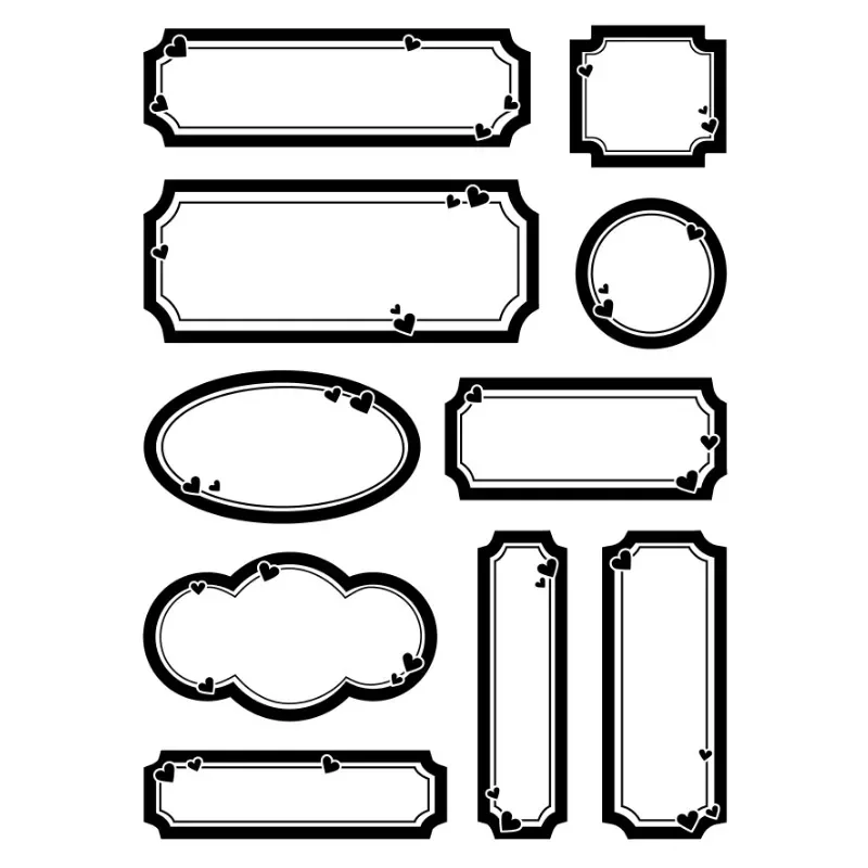 Funny Symbol Silicone Transparent Stamps Seal DIY Diary Album Decoration Scrapbooking Supplies Line Framework Clear Rubber Stamp