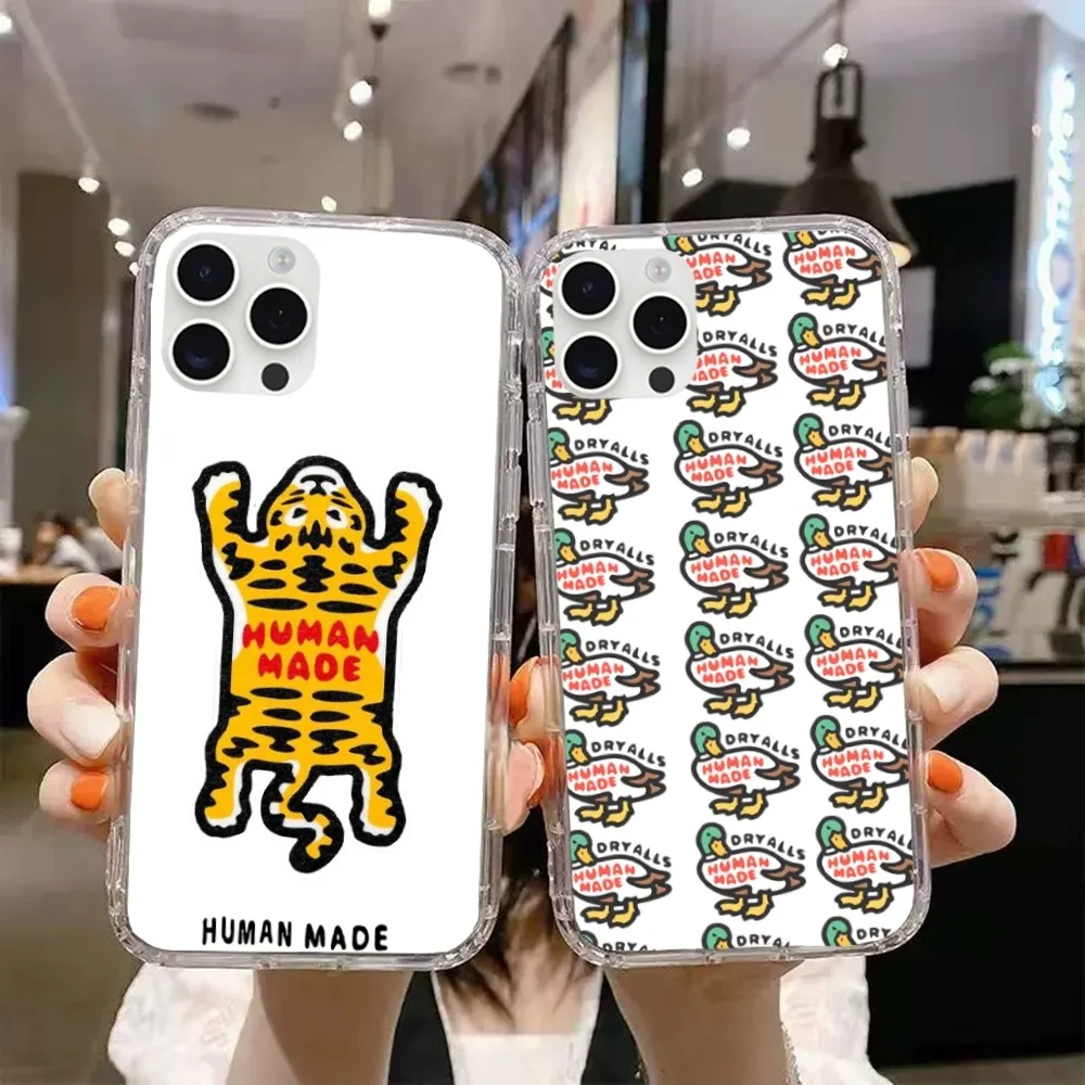 Чехол для телефона H-Human M-Mades N-Nigo для Samsung Galaxy S23 S22 Ultra Plus Note 20 Ultra10 Plus A71 70 A52, прозрачный чехол для телефона