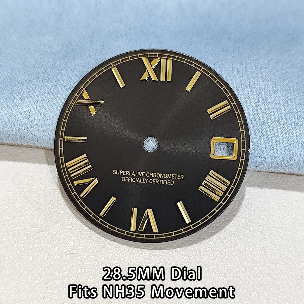 28.5MM Roman Dial For NH35 Movement Roman Dial 28.5MM NH35 Watch Accessories Repair Tools NH35 Multi-color Roman Dial