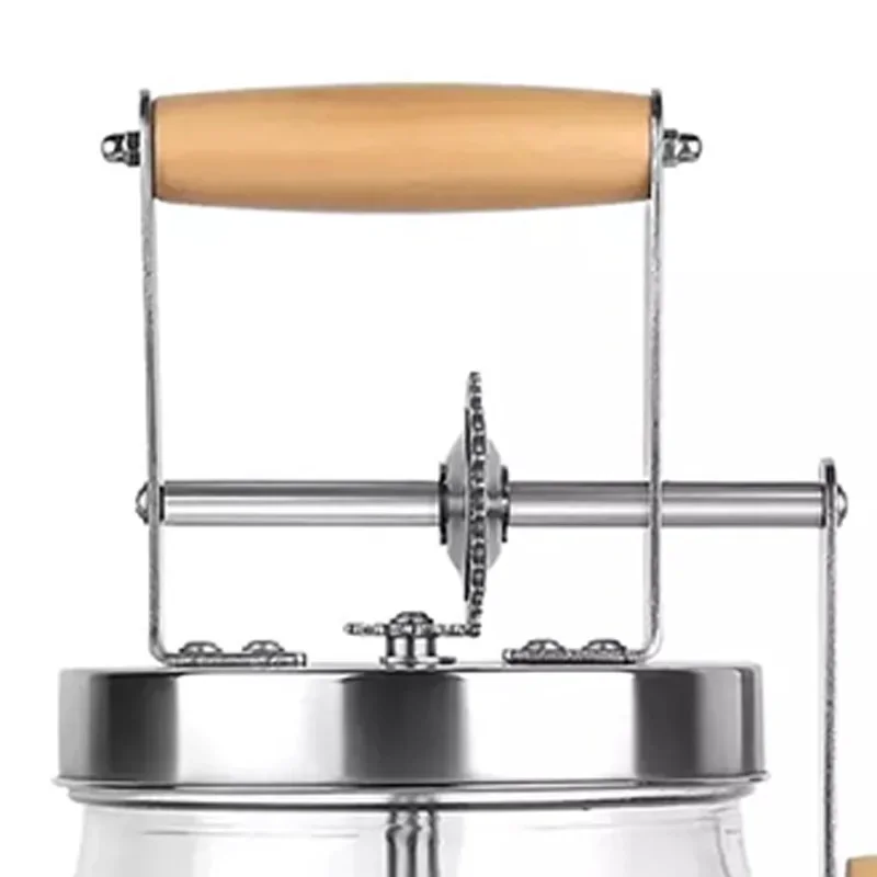 1000ML/1500ML Hand-Crank Mixer, Butter-Making Set, Vintage-Style Glass Butter/Milk Mixer, Pastry Making, DIY Kitchen