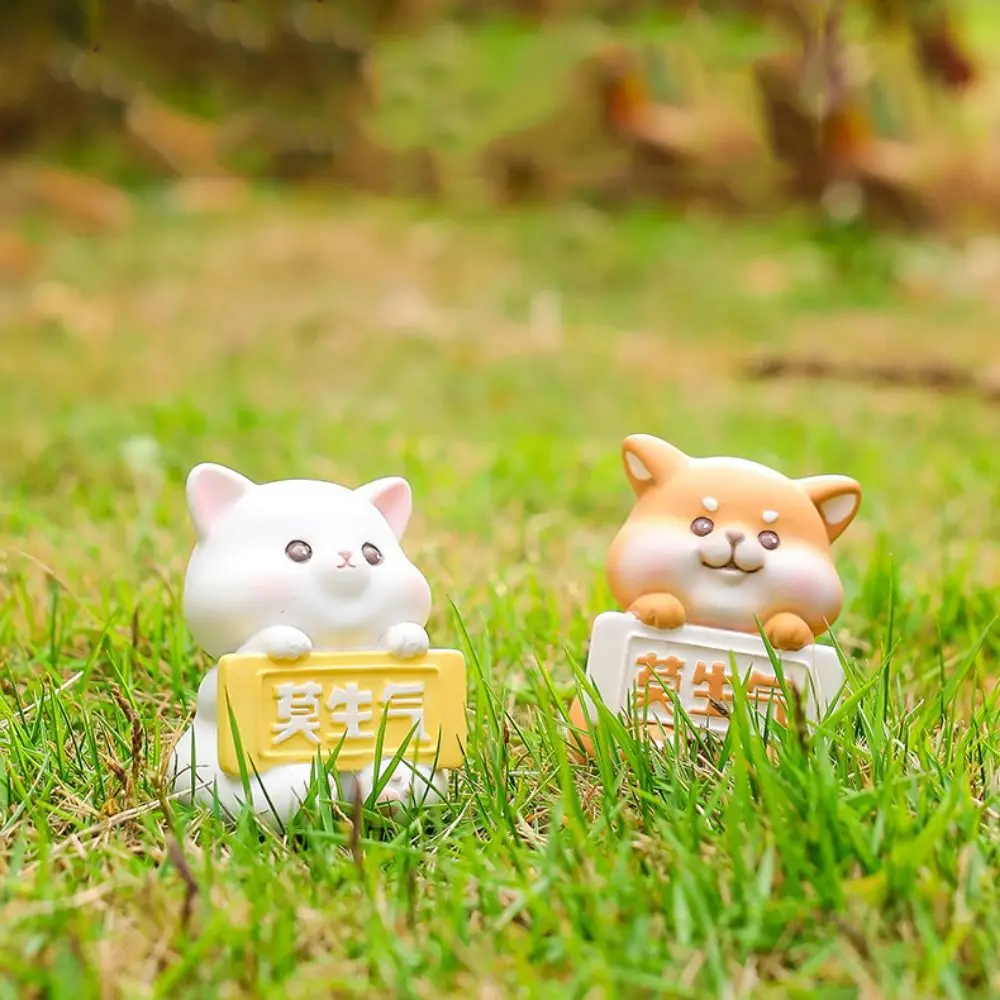 Figurines d'animaux de micro paysage pour la décoration de la maison, jouets de simulation de over, chien de simulation, ours mignon, Krasnoanimaux, enfants