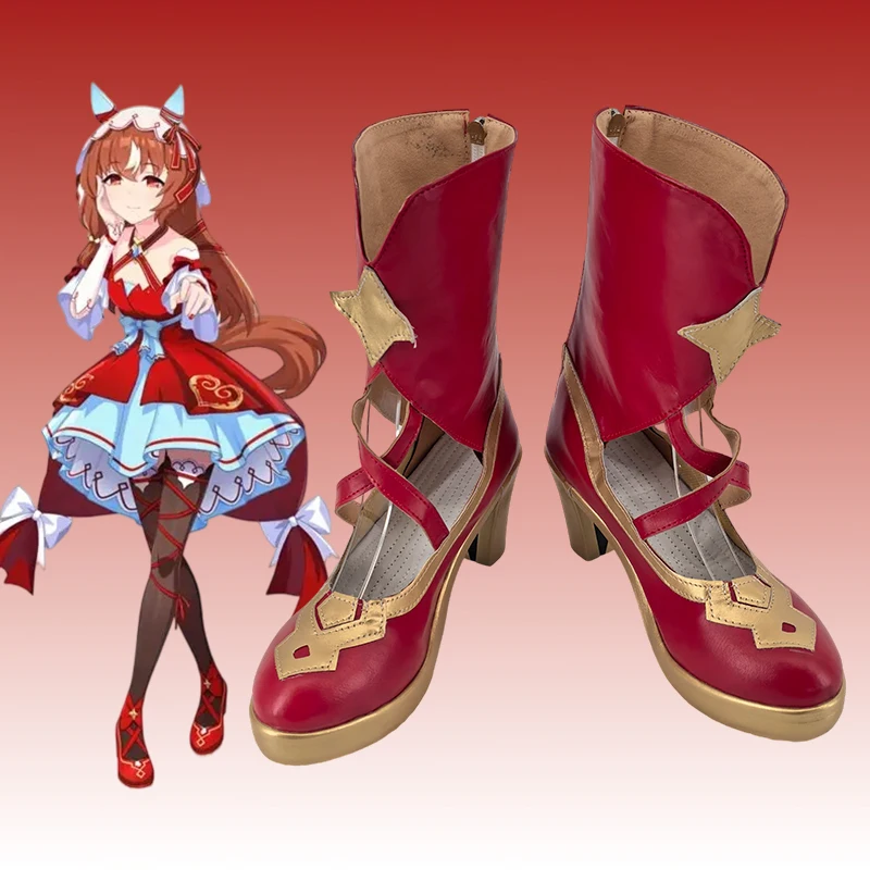 jeu-anime-umamusume-joli-derby-toujours-amoureux-bottes-de-cosplay-sur-mesure-chaussures-accessoires-d'halloween