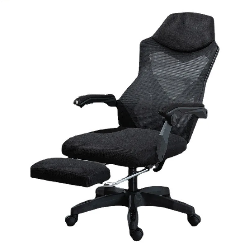 

Computer Gamer Chair With Swivel Lifting Home Student With Footrest