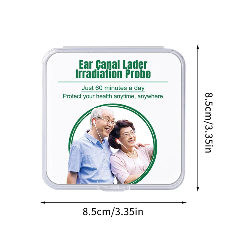 

Tinnitus Ear Laser Therapy Physiotherapy Earplug LLLT Irradiation for Otitis Media Deafness Diabetes & Hypertension Treatment