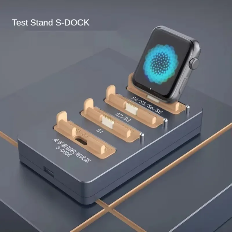 AIXUN S-DOCK IWatch Restore Test Stand AWRT IBUS Recovery Adapter, Repair Tool for IWatch Series S1 S2 S3 S4 S5 S6