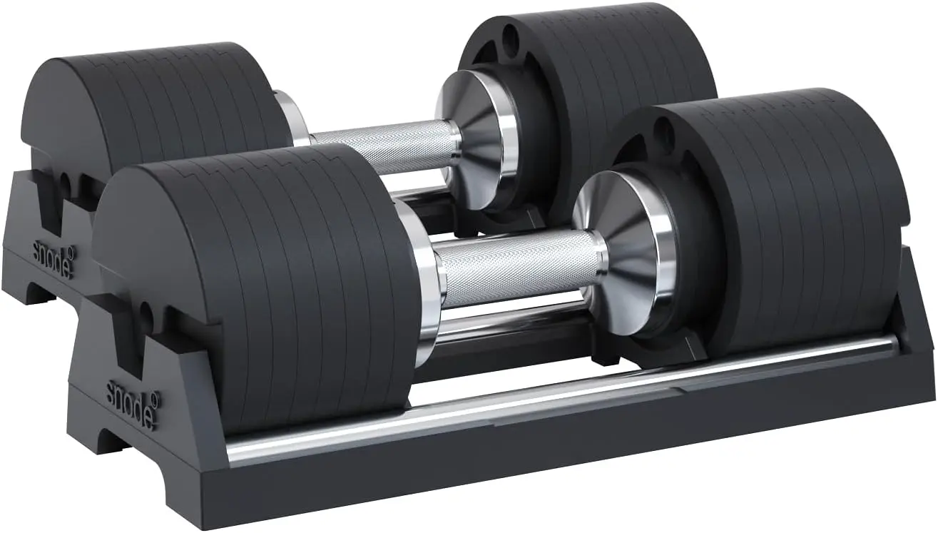 AD80   80 lbs Adjustable Dumbbell Set- Exhaustion Training Weights Adjustable Dumbbells- Cast Iron Plates, I