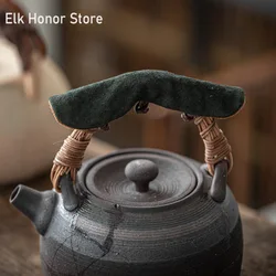 Handle Cover Pot Teapot Sleeve Holder Hot Kettle Tea Pan Covers Teakettle Cloth Heat Grip Skillet Resistant Kitchen Anti Holders