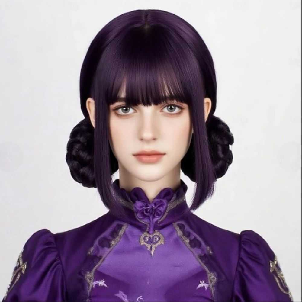 Koreaanse Idool Geïnspireerd Kostuum Pop Star Cosplay Pruik Anime Pruiken Lang Steil Haar Accessoire voor Vrouwen