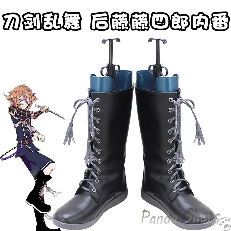 

Игра The Sword Dance Gotou Toushirou Обувь для косплея Аниме Cos Comic Косплей Костюм Опора Обувь для Con Halloween Party