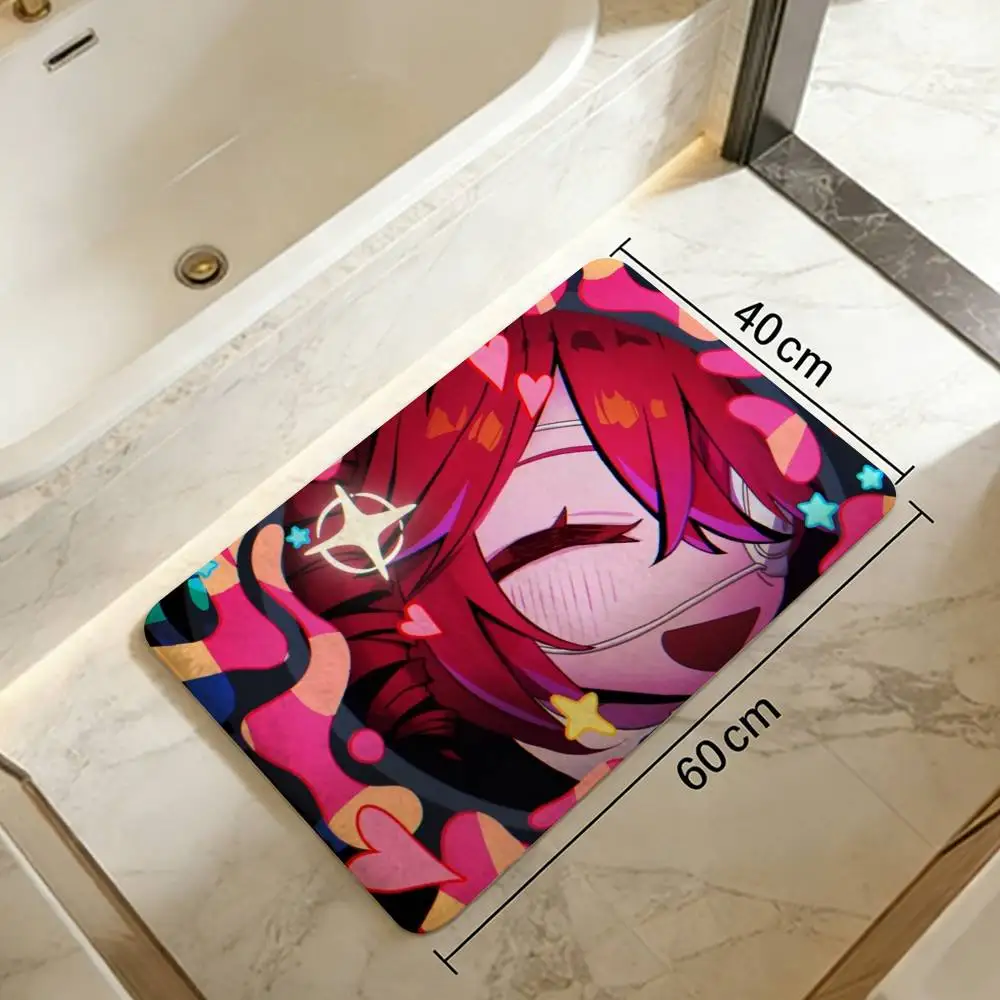 Popular Virtual Singer Kasane Teto Anime Room Mats Retro Multiple Choice Living Room Kitchen Rug Non-Slip Welcome Rug