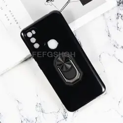 For Blackview A70 Case Back Finger Ring Soft TPU Silicone Case For Blackview A70 Pro BlackviewA70 2021 Phone Cover