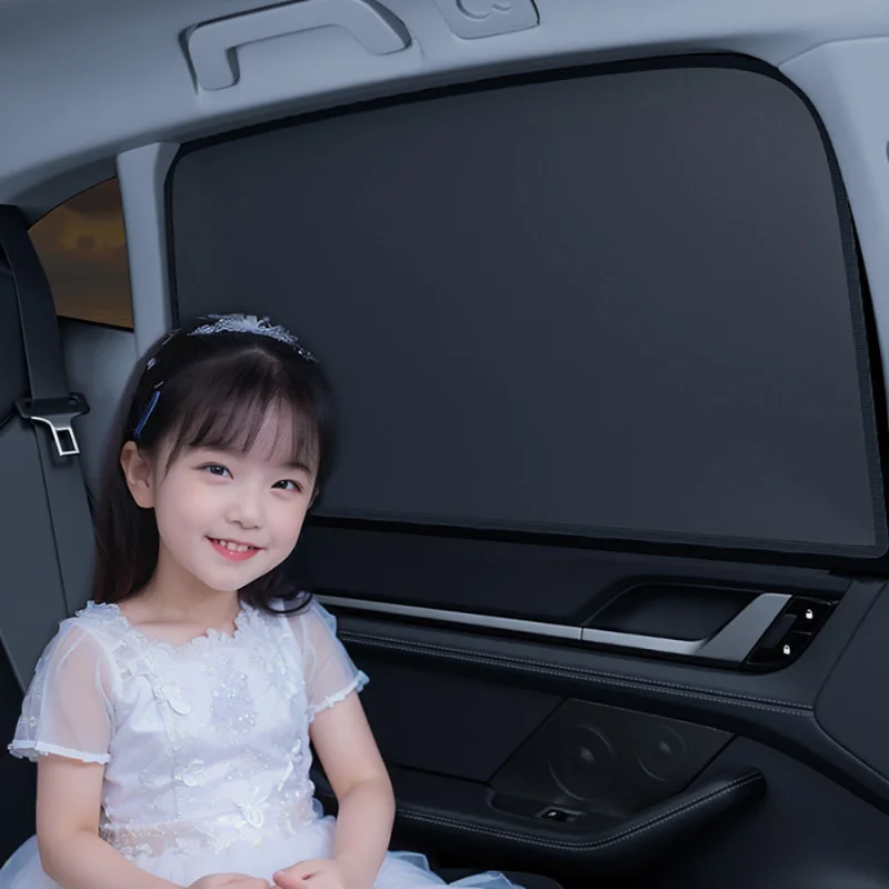 Cortina parasol magnética para coche con protección UV - imagen 4
