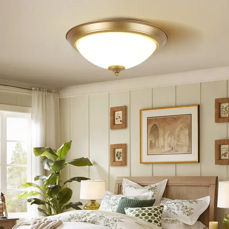 

MTRY style rural American LED ceiling light Nordic iron art retro ceiling light, corridor, balcony, home lighting