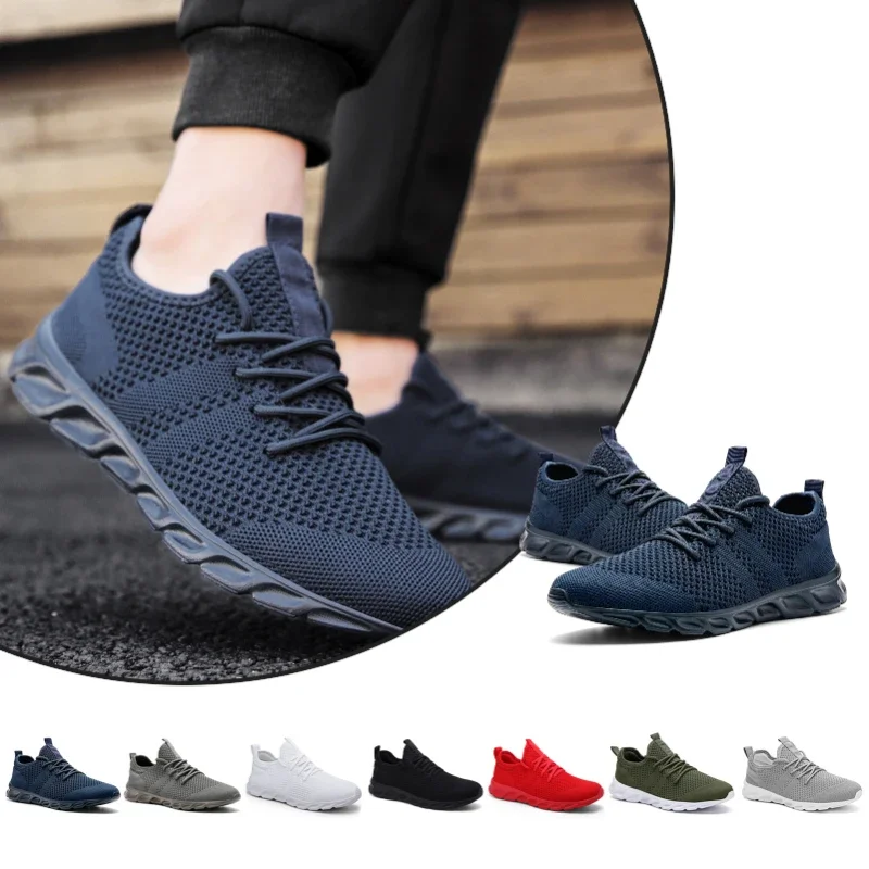 Damyuan Light Non-slip Casual Sneakers Breathable Mesh Shoes for Men Comfort Classic Men\'s Shoes Sports Running Shoe Plus Size