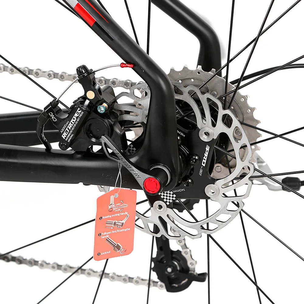 TWITTER-Carbon Fiber Road Bike Disc Brakes, Fully Hidden Inner Cable, Wind Breaker, Race, RIVAL-22S, 700C, T900