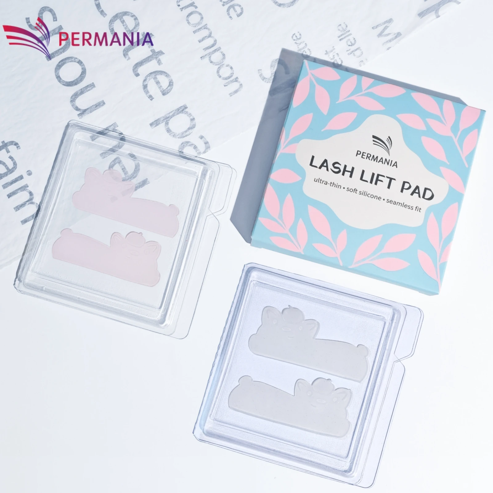 PERMANIA Super Sticky Lash Perm Pads Weichmachende Hebe Wimpern Rod Shield Selbstklebende 3D Wimpernzange Zubehör Make-up-Tool