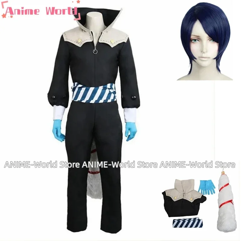 Ciglia Custom size "Game yuske Kitagawa Outfit Cosplay Costume parrucca