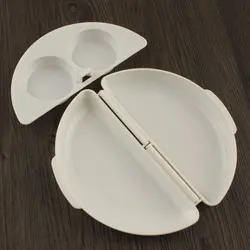 Sartén para cocinar huevos en microondas, utensilio de cocina de forma redonda, utensilio para freír huevos