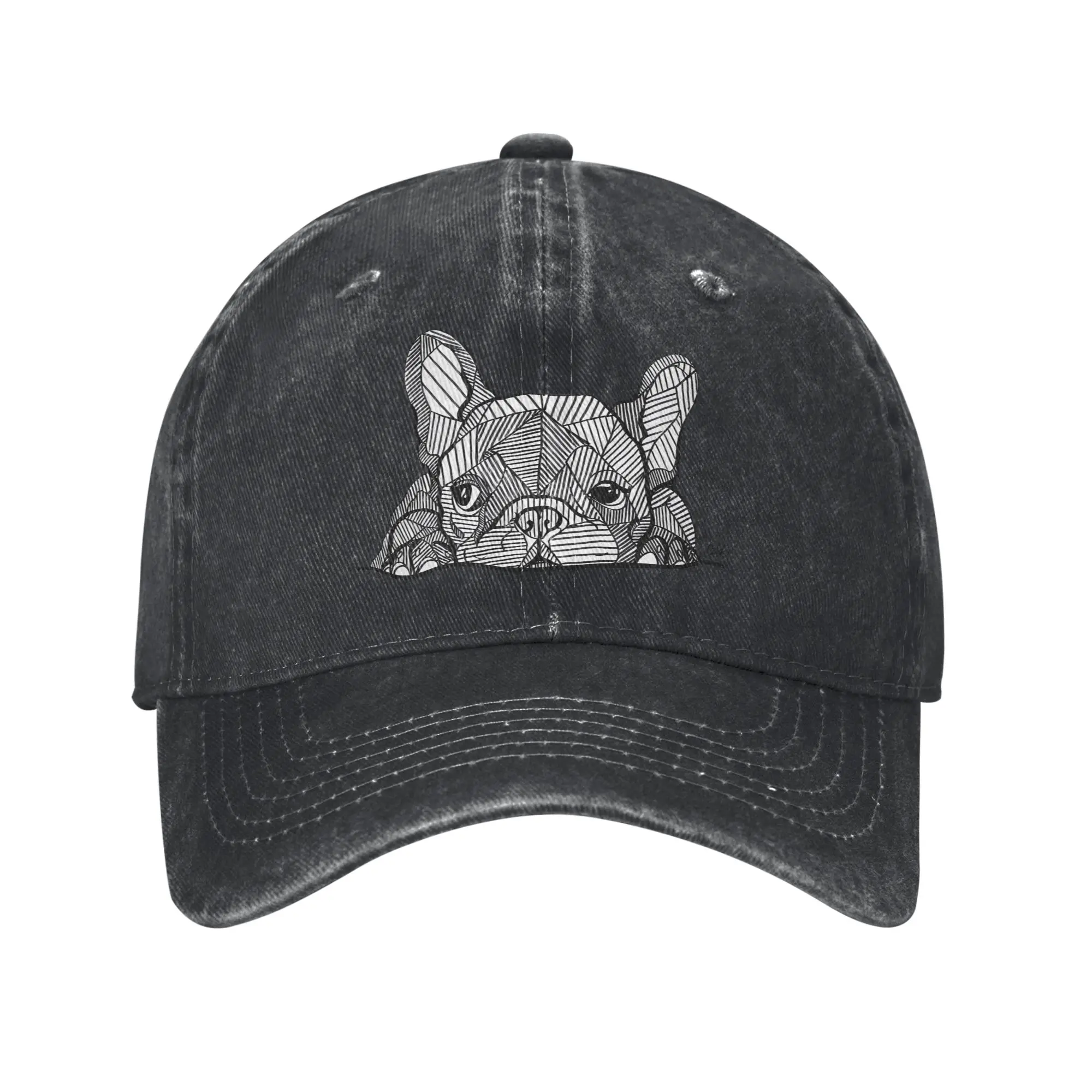 French Bulldog Puppy Fashion Baseball Cap Trendy Caps Women  Casual Dating Caps Women