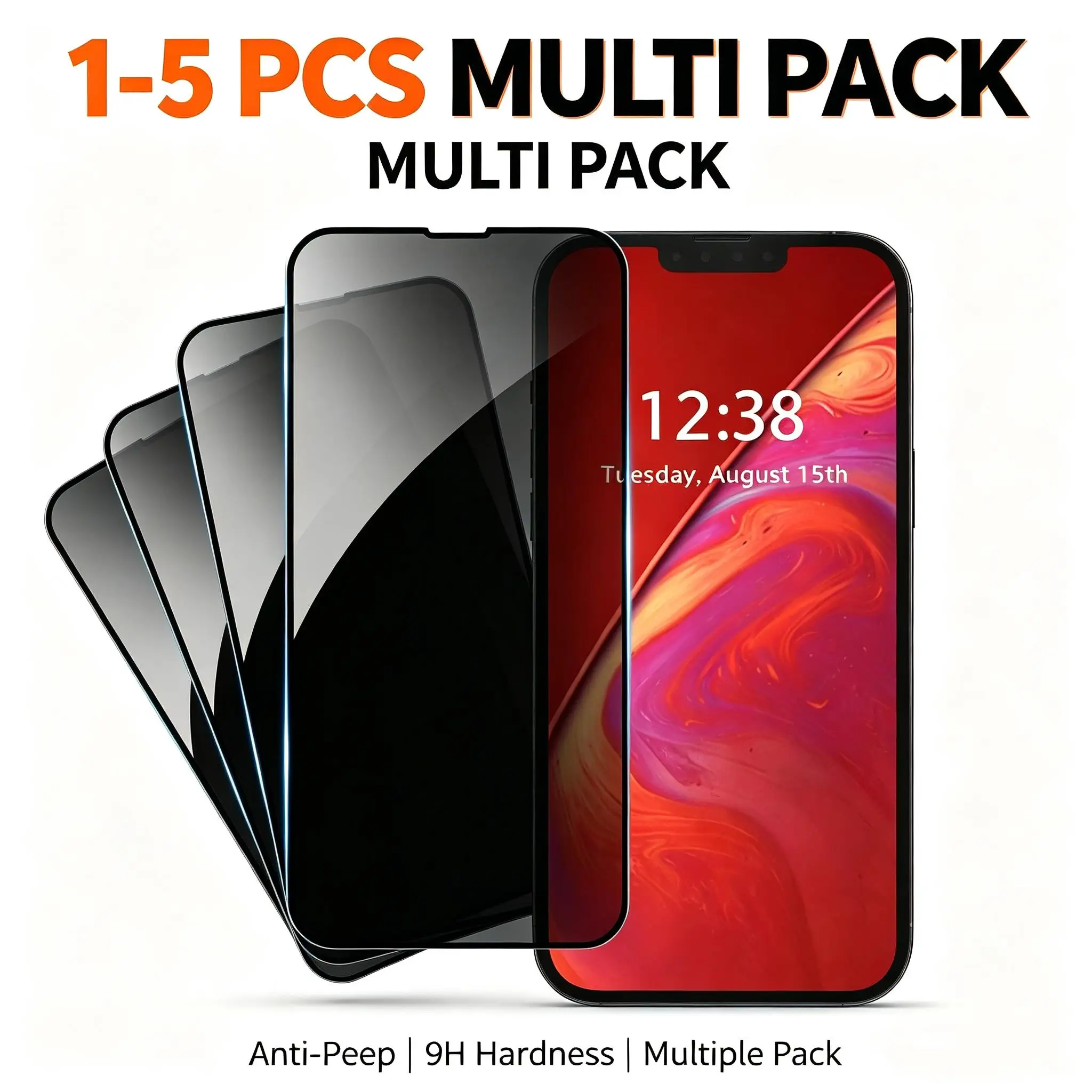 Apple 1-5PCS Privacy Tempered Glass Screen Protector For Apple iPhone 18 17 16 15 14 Pro Max Plus Anti Peep Explosion Proof Glass Film - Aliexpress Deal