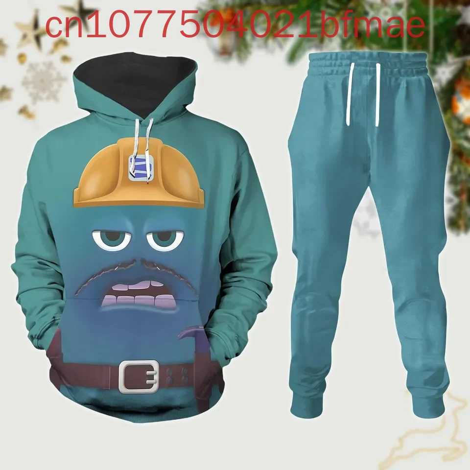 

Disney Cars Costume Cosplay 3D Hoodie 2025 New Men's Costume Hoodie And Jogger Pants Sets