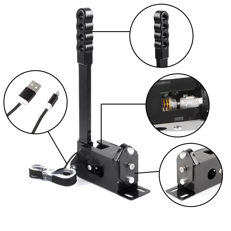 Brake System Handbrake For Rally For Logitech G29/G27/G25 PC 14Bit Hall Sensor USB SIM Racing For Racing Games T300 T500 HB032