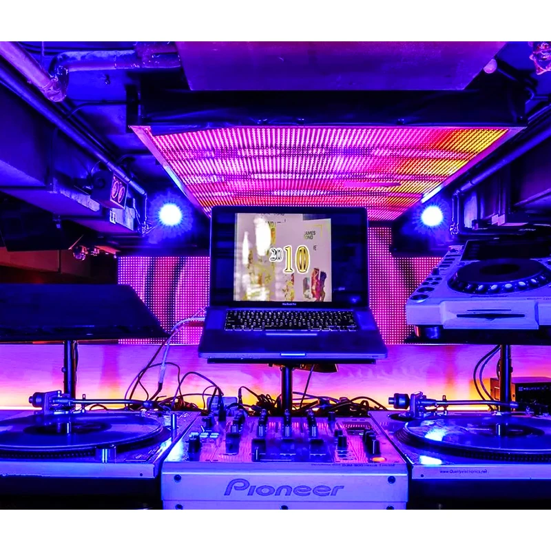 Light And Shadow InteractionHigh Weight CapacityLecede Night Bar Dj Booth Advertising Screen Pantalla Led Interior De 4x3Human-S