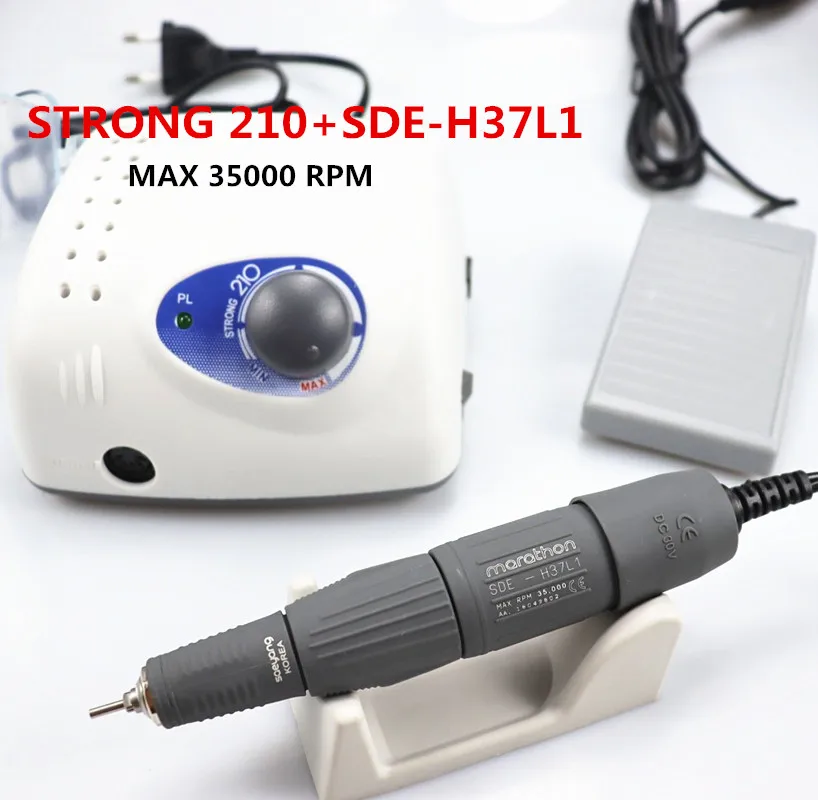 

35000rpm Strong 210 Electric Nail Drill 65W Milling Machine for Manicure Pedicure Nail Drill Apparatus for Manicure Machine Tool