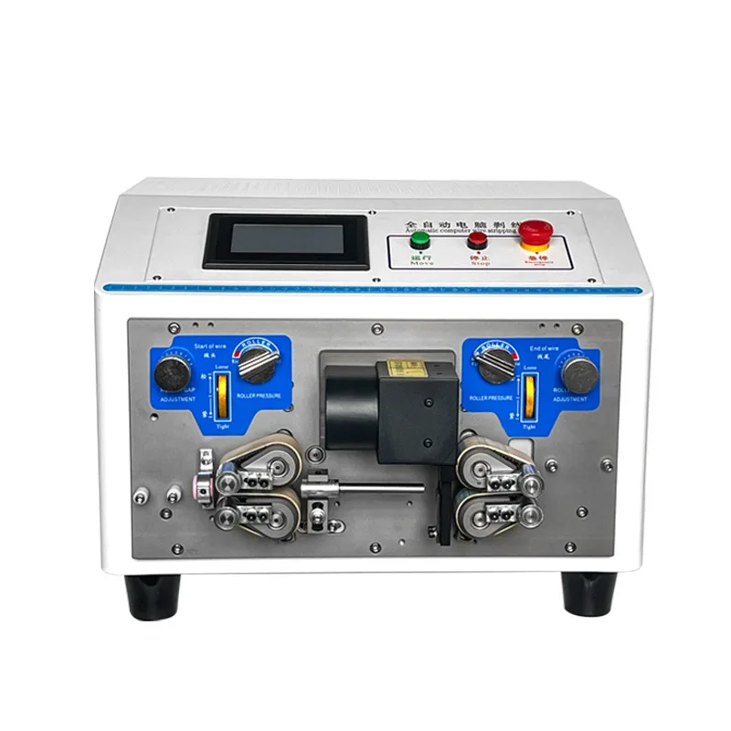 Automatic computer wire stripping machine Multi-core wire sheathed  Power cable Belt type   cutting offline machine