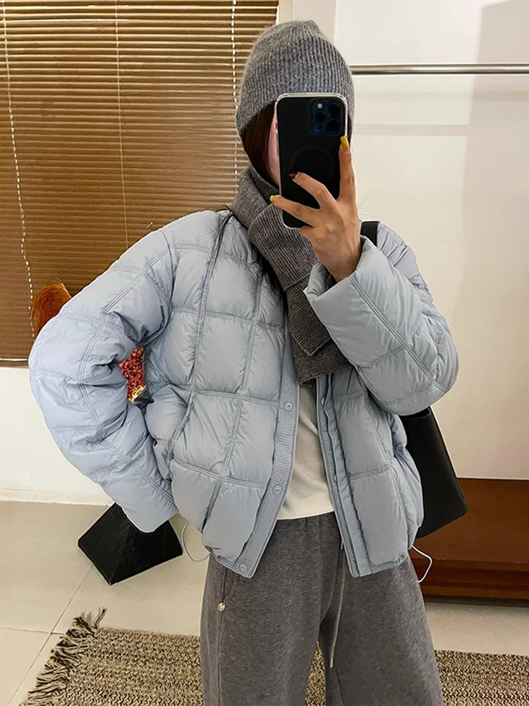 

Новинка: Женское зимнее хлопковое пальто в корейском стиле с эффектом похудения, модное, однотонное, из чистого хлопка, элегантное, приталенное.