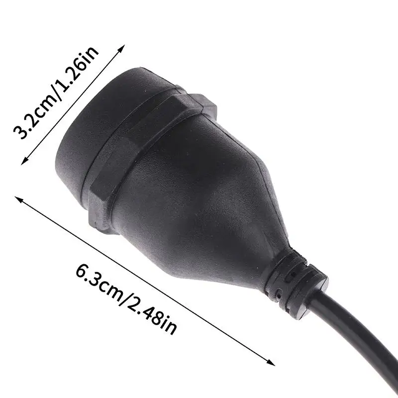 B*1PC 20/30/50/100/200CM Outdoor Waterproof E27 Lamp Holder With Power Cord Socket Industrial Farm Screw String Lamp Connector