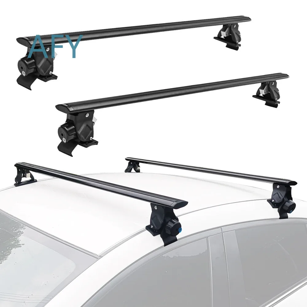 Universal Roof Rack Crossbar Aluminum Alloy Roof Rack 120cm 130cm for Cars Vehicles without Luggage Racks Roof Mount Carrier