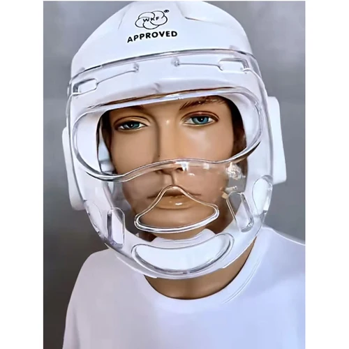 Imagen 1 del producto Casco de Karate WKF, entrenamiento de competición, Sanda, gorros protectores de artes marciales y protectores faciales, equipo de protección Unisex para niños y adultos