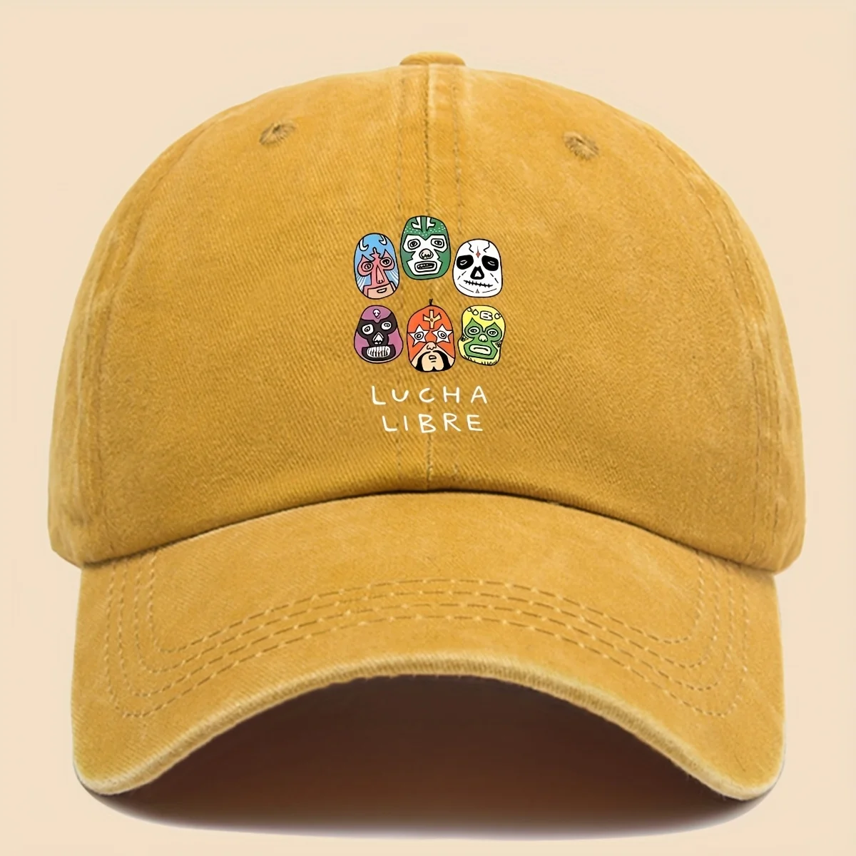 1pc Men's Baseball Cap with Vibrant Green Cartoon Design Black Papa Truck Driver Hat Featuring 