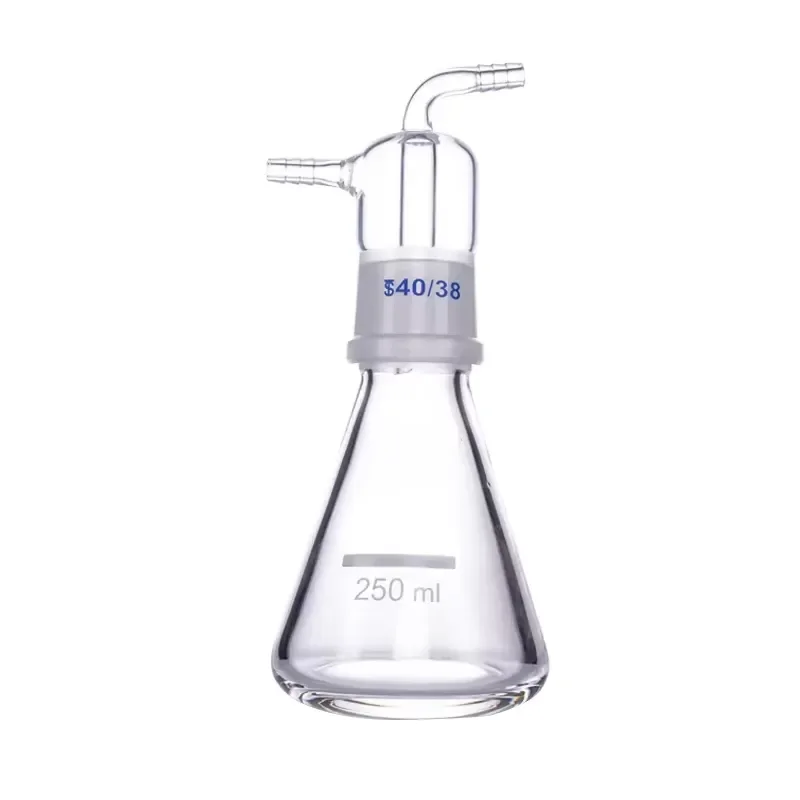 i 250ml Liquid Accumulation Bottle Thick-walled Buffer Bottle Anti-backflow Bottle for Vacuum Pump GL0-C-01