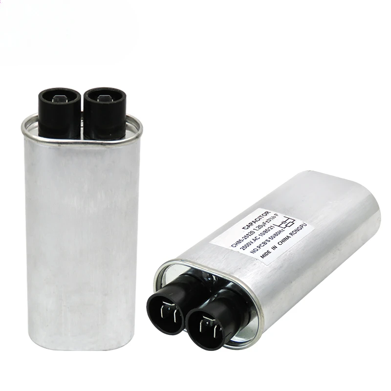 Industrial microwave oven high voltage capacitor CH85 2500V.AC 3 + 3 6.3mm 0.66uf 0.89uf 1.05uf 1.1uf 1.2uf