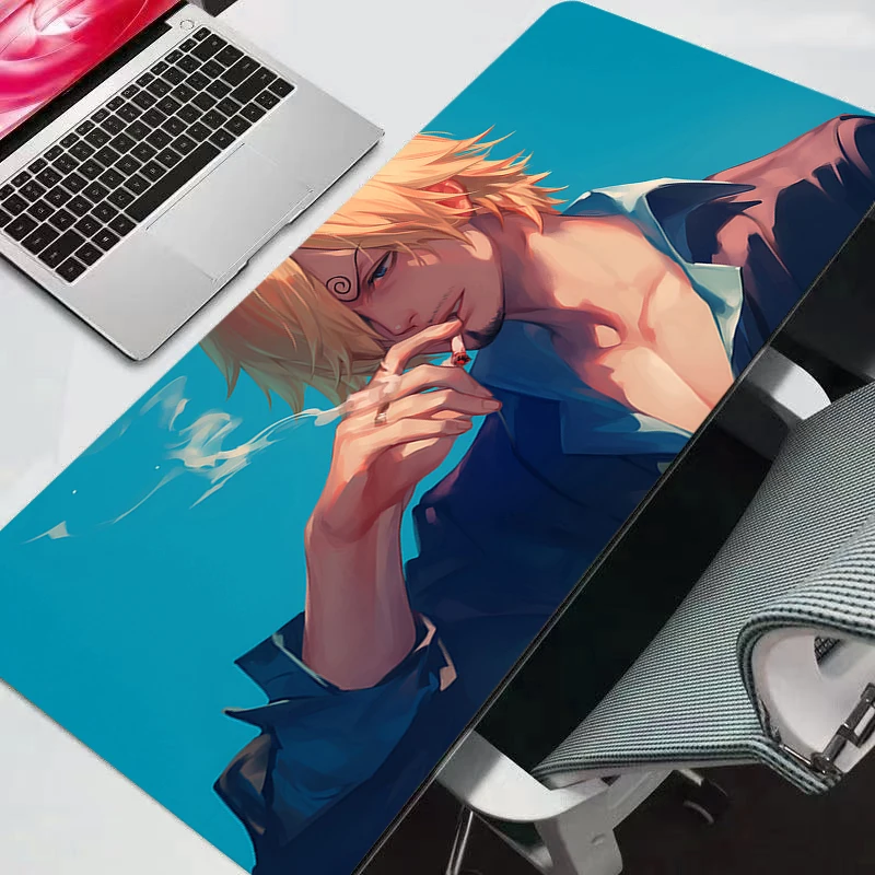 Tapis de Souris Gaming Grand Format One Piece pour Clavier et Ordinateur Portable – Tapis de Bureau en Caoutchouc Durable