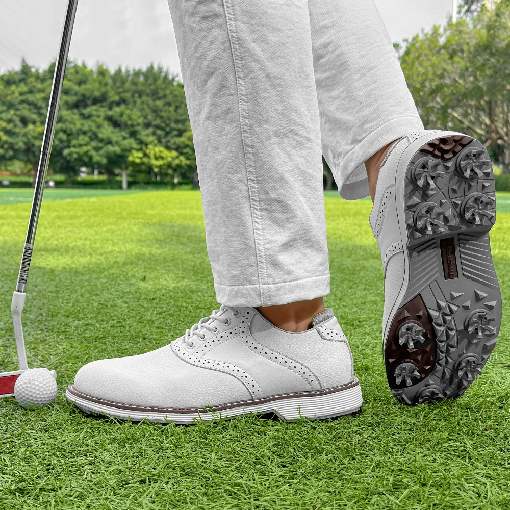 2024 New Fashionable Golf Shoes for Men, Luxury Lawn Fitness Walking Shoes for Men, Outdoor Comfortable Running Shoes for Men