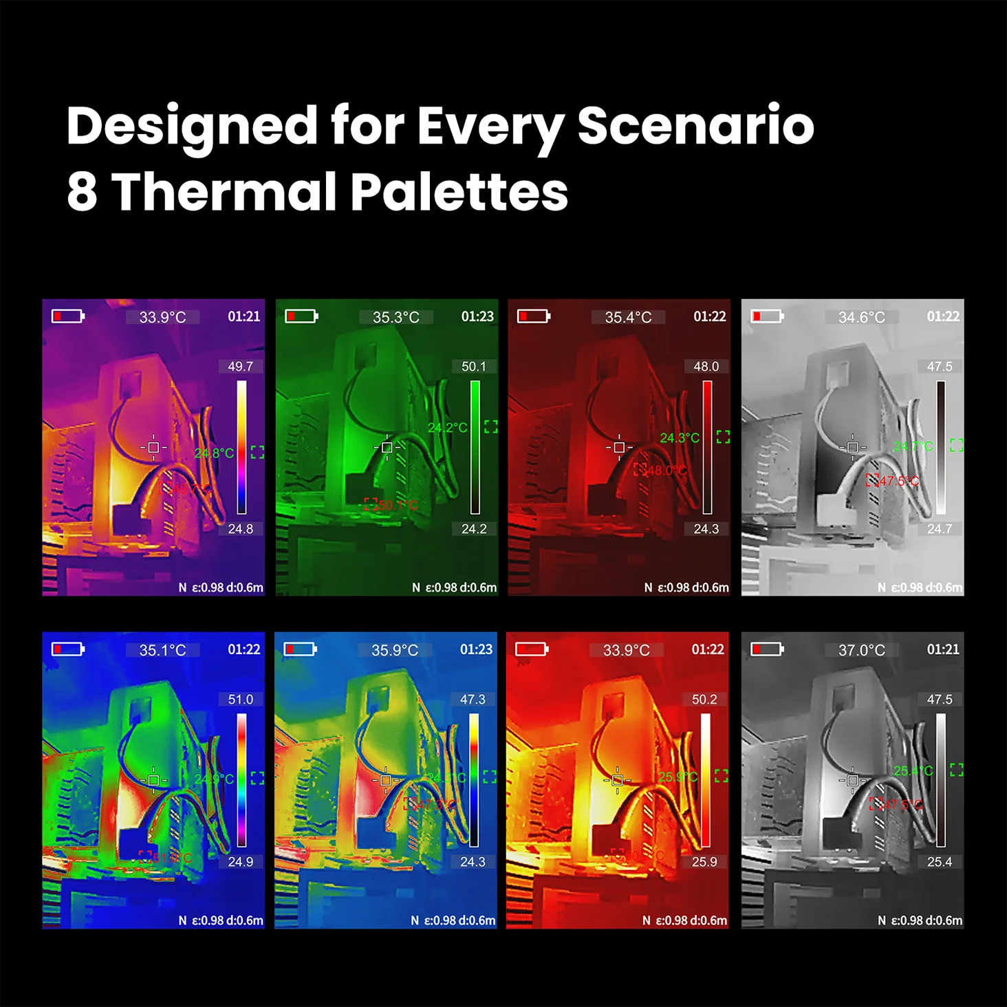 MILESEEY Thermal Imaging Camera 320x240 Resolution TR20 PRO Thermal Camera 50Hz High Refresh Rate with Video Recording