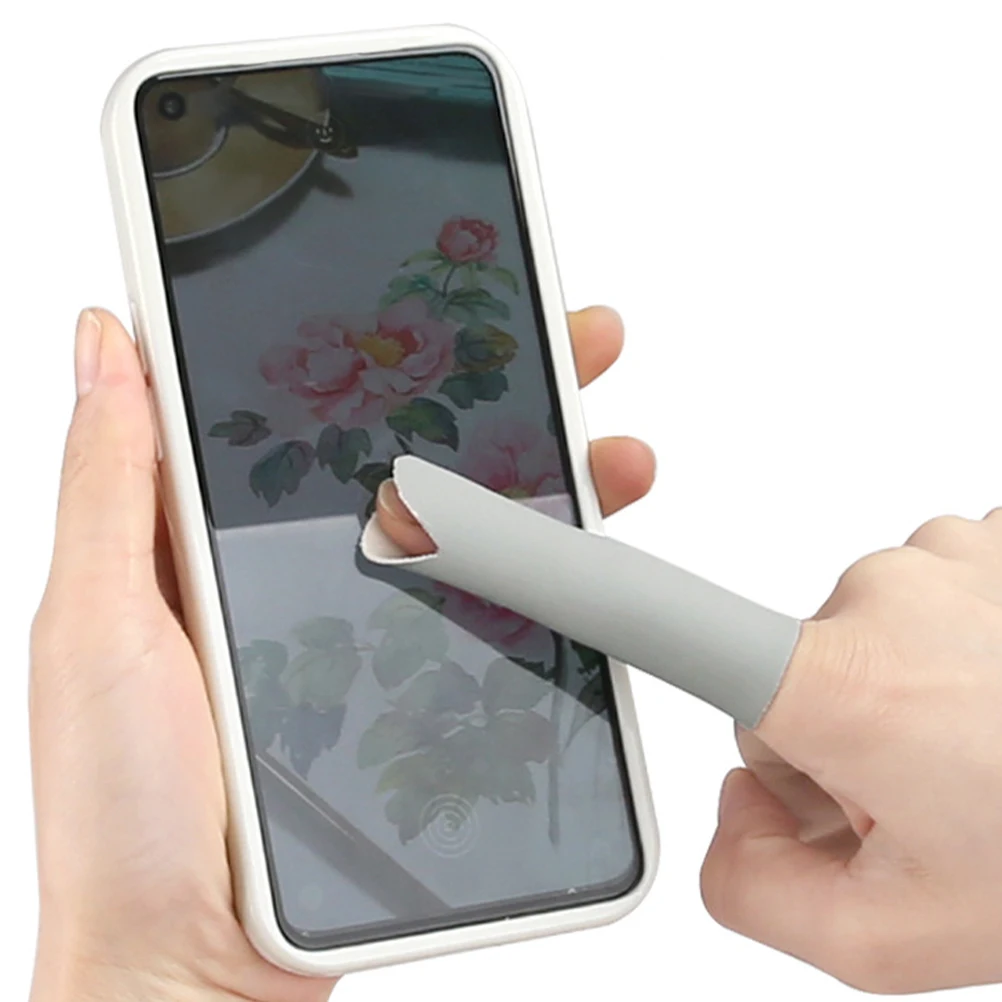 

6pcs Protective Covers Reusable Finger Protectors Breathable Comfortable Durable Finger Joint Sleeve Support For Injury Relief
