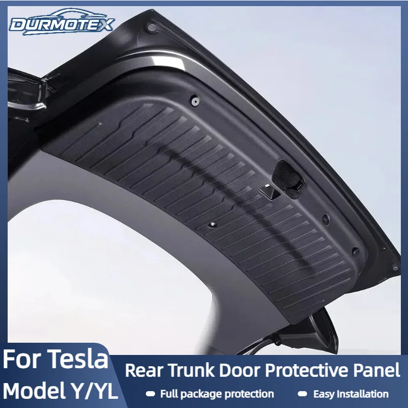 Protetor de Porta-Malas para Tesla Model Y Juniper YL 2026, Tapete Protetor de Para-choque Traseiro, Acessórios Internos Anti-Risco