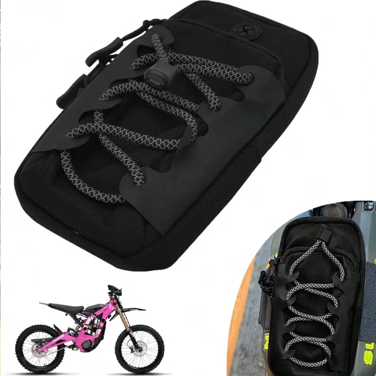 This Phone Holder Pouch Is Designed for the Surron Light Bee Electric Bike Battery Cover; It Can Be Used to Store Battery Packs