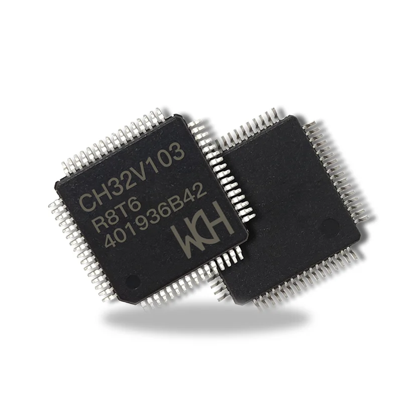 10Pcs/Lot RISC-V MCU CH32V103, USB, TouchKey, 3.3V/5V VDD