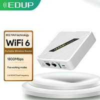 EDUP RT2656 Starlink Portable Wireless Router 1800Mbps High Speed Pocket Wifi6 Multi Working Modes Dual Band 2.4GHz/5GHz Pocket