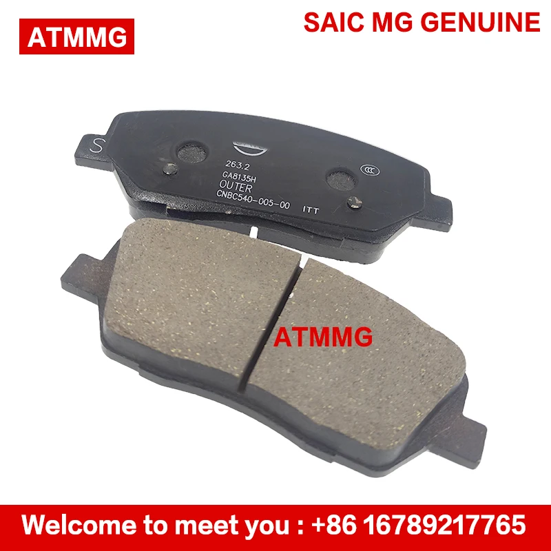 ATMMG For SAIC MG RX8 MGRX8 Front Brake Pad Rear Brake Pads friction plate 10432218 10449128 Original  New