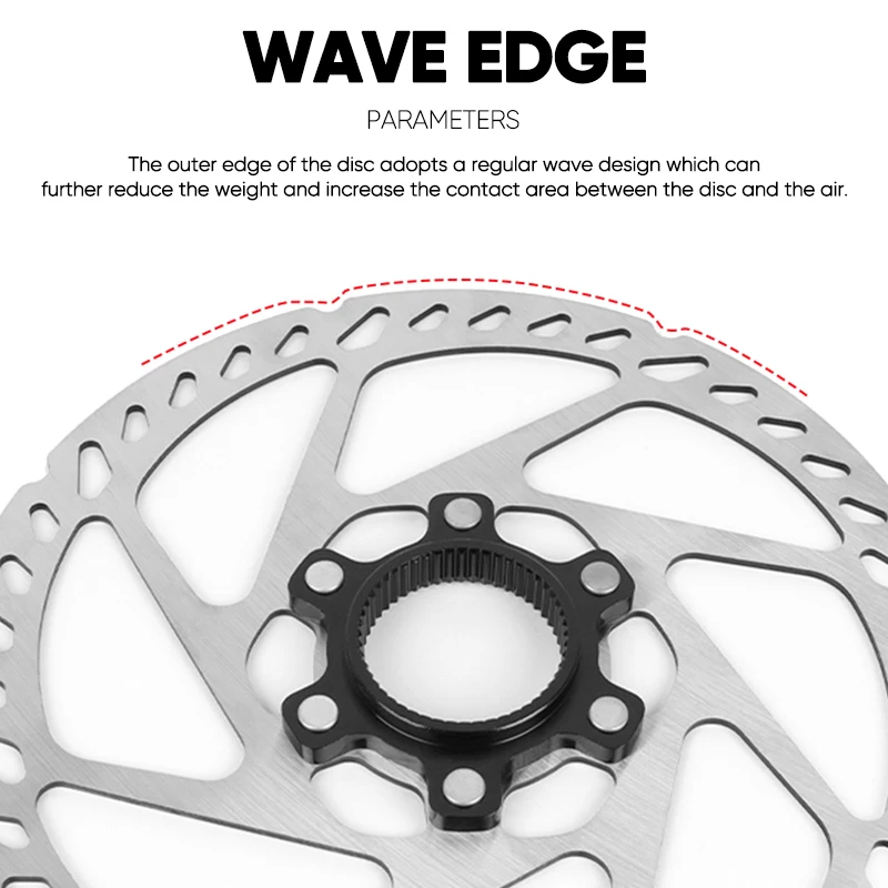 Bicycle Centerlock Rotor 160mm 180mm 203mm Road Mountain Bike Center Lock Rotor Hydraulic Centerlock Disc Brake Rotor Bike Part