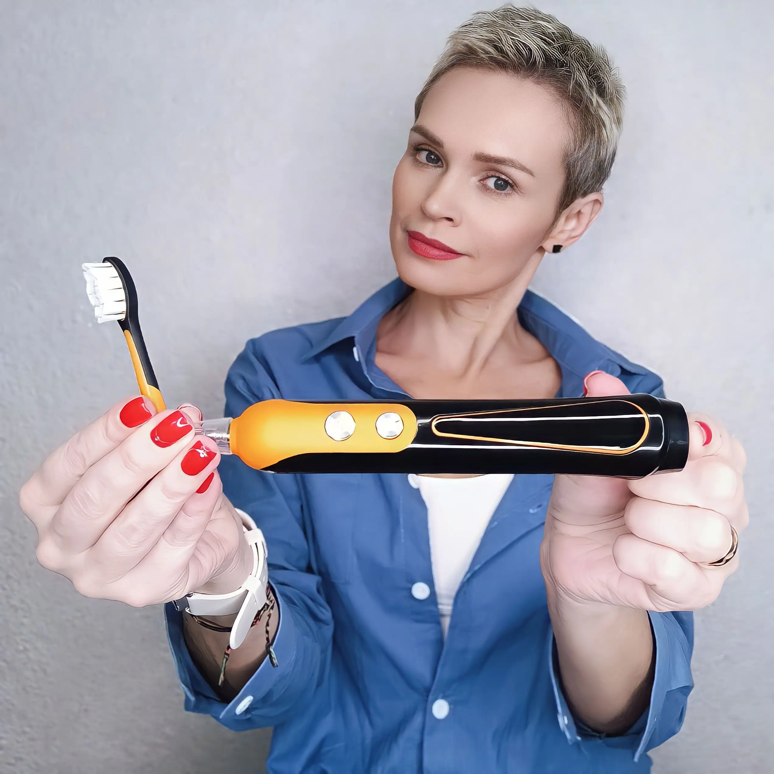 S9 Sonic Elektrische Zahnbürste Kabellos USB Wiederaufladbar Aufhellende Zahnbürste Wasserdicht Ultraschall Automatische Zahnbürste – Detail 13
