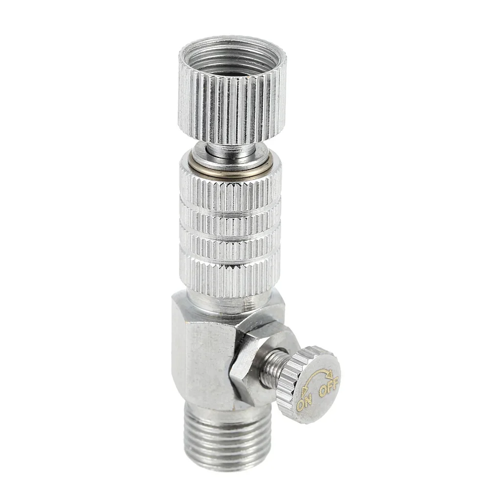Imagem -03 - Airbrush Quick Release Coupler Airflow Válvula de Controle de Ajuste Acoplamento Air Brush Mangueira Rápida Joint Airbrushes Tool Bsp