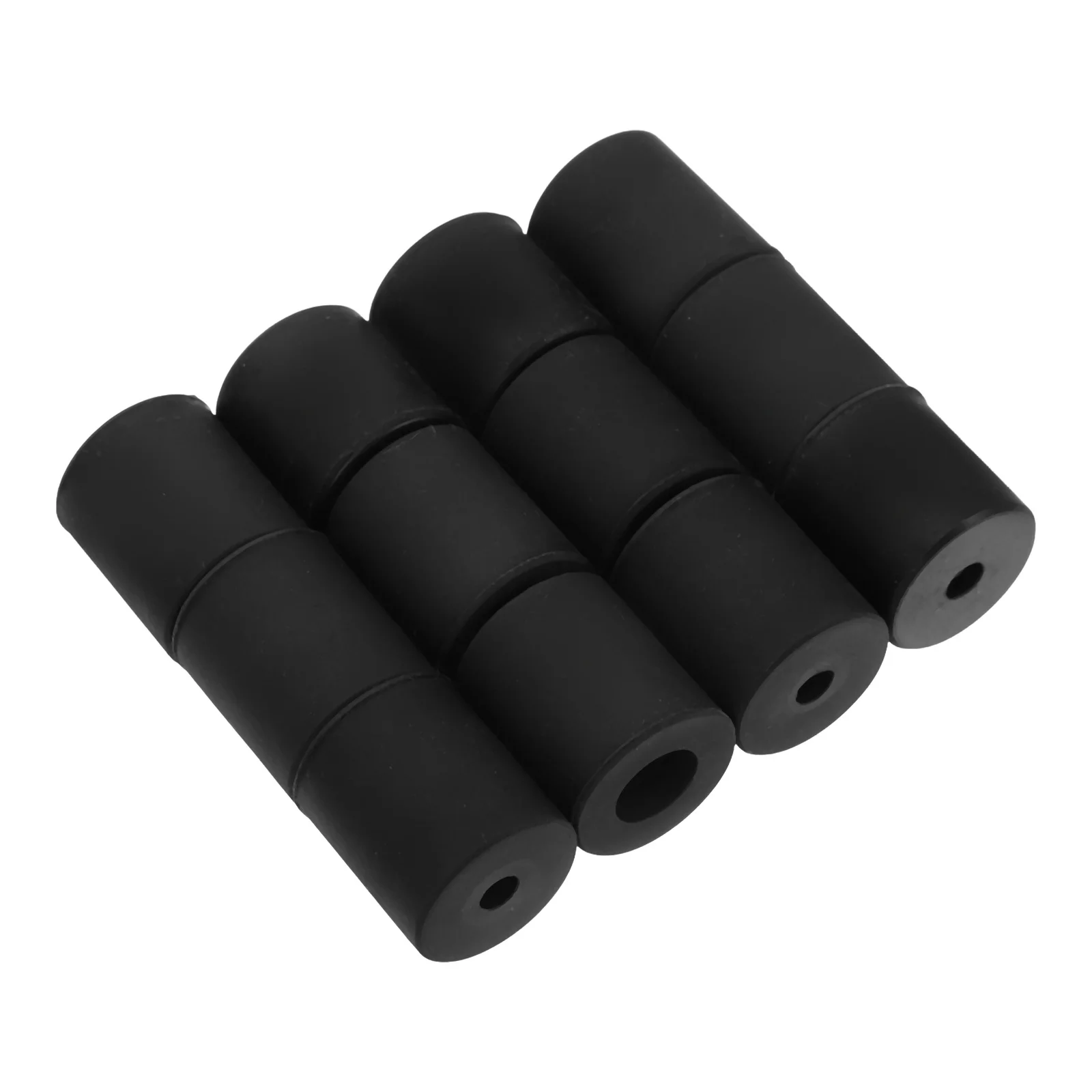 

12 Pcs 3D Printer Accessory Heat Bed Silicone Column Solid Mounts Leveling Parts Spacers Black