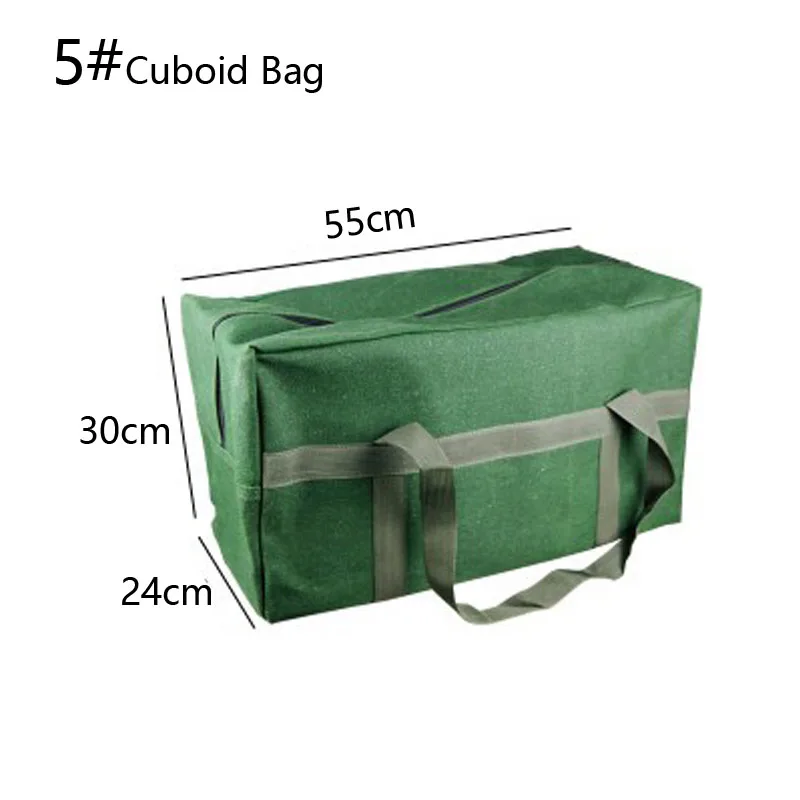 Imagem -05 - Cuboid Canvas Tool Storage Bolsa Durável Bolsa Multifuncional Chave Chave de Fenda Alicate Organizador Tamanho Grande